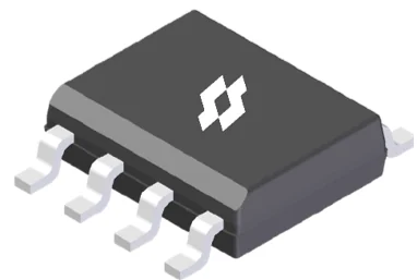Rendering of a single-channel isolated gate driver IC in an SOP-8 package