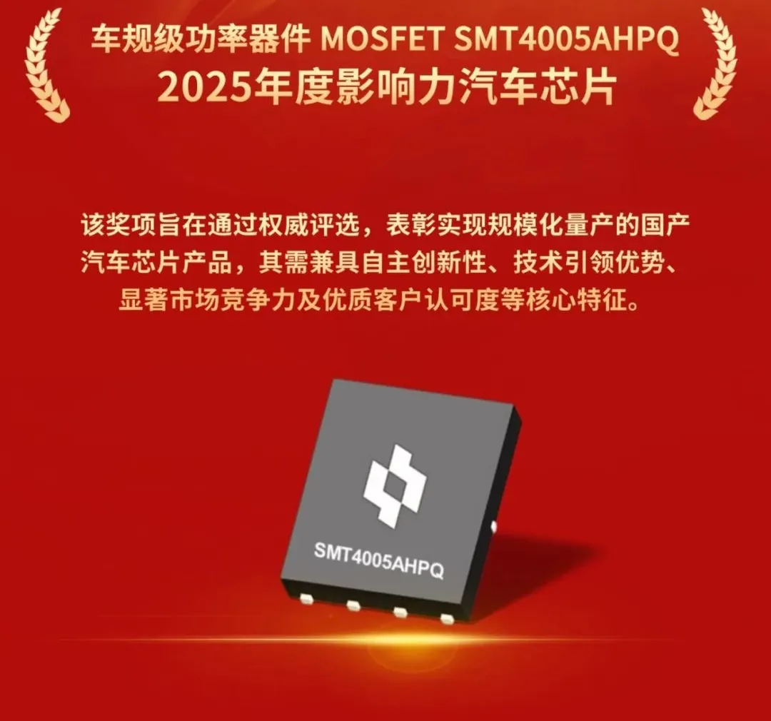 SMT4005AHPQ product render with the award headline