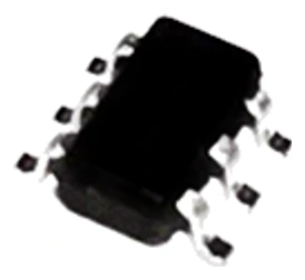 SOT-23-6 package — SYN8205A surface-mount package rendering
